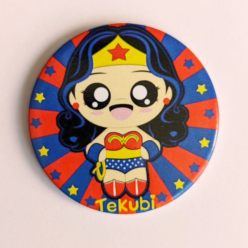 Espejo Wonder Woman kawaii
