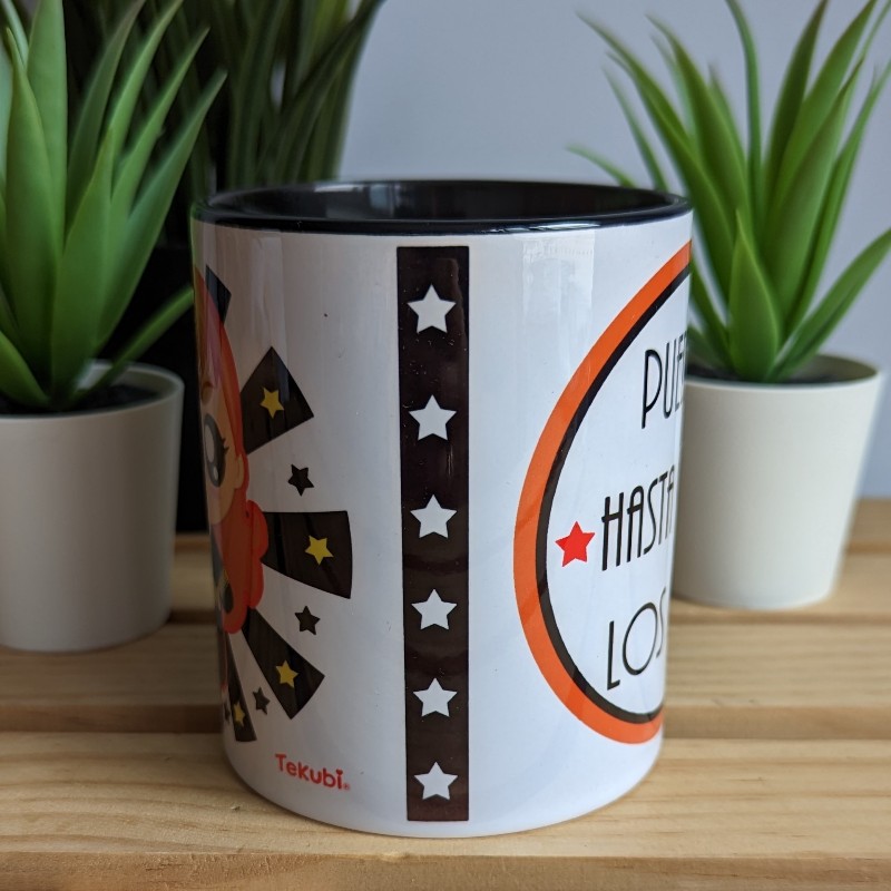 Taza viuda negra kawaii