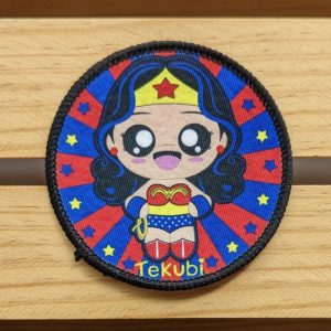 Parche kawaii inspirado en Wonder Woman