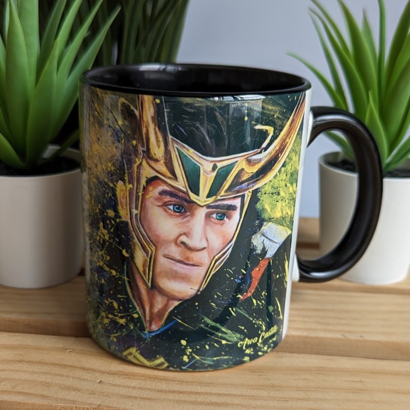 Taza inspirada en Loki