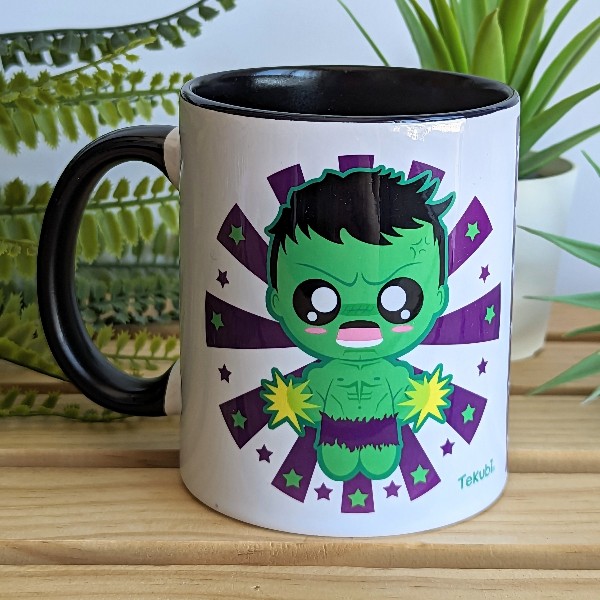 Taza Hulk kawaii