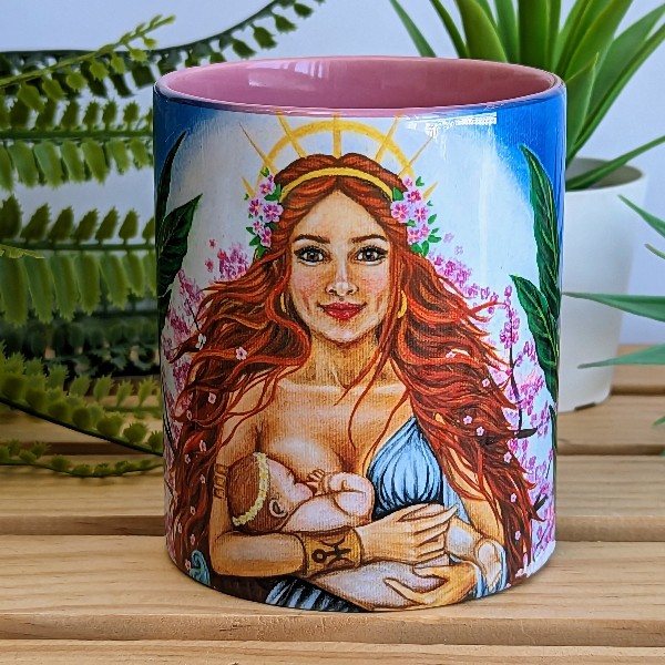 Taza madre. Diosa Gea