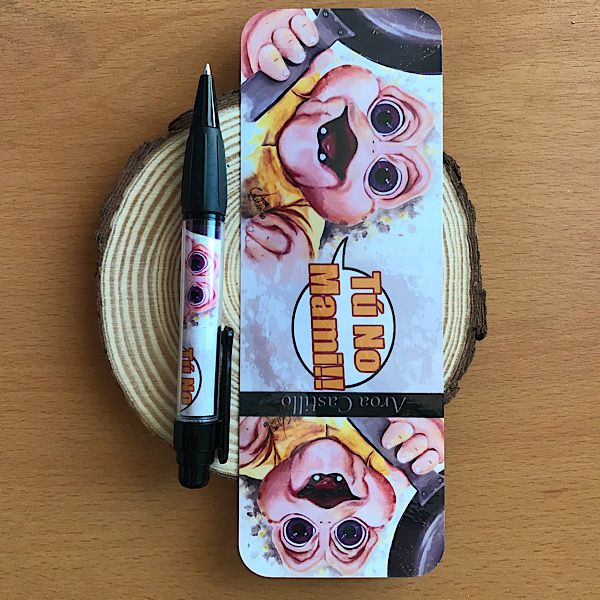 Bolígrafo y marcapáginas Peque Sinclair