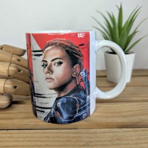 Taza Viuda Negra – blanca