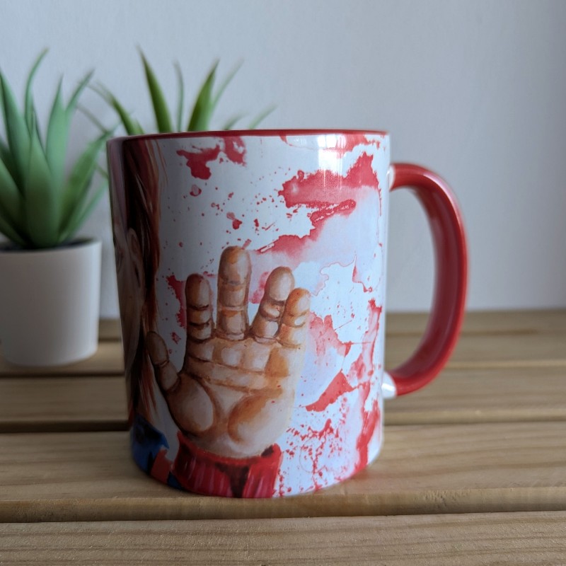 Taza chucky el muñeco diabólico