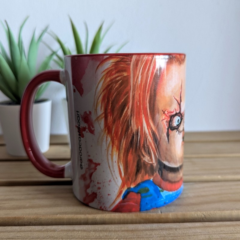 Taza chucky el muñeco diabólico