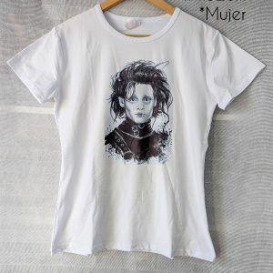 Camiseta Eduardo Manostijeras – 47x62cm Mujer