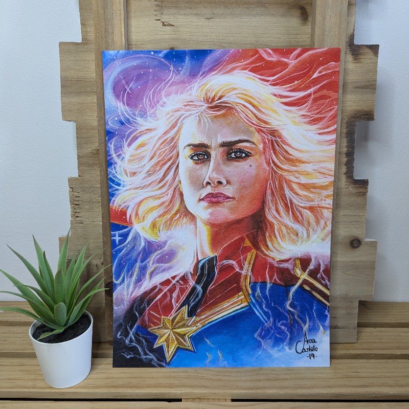 Lámina Capitana Marvel