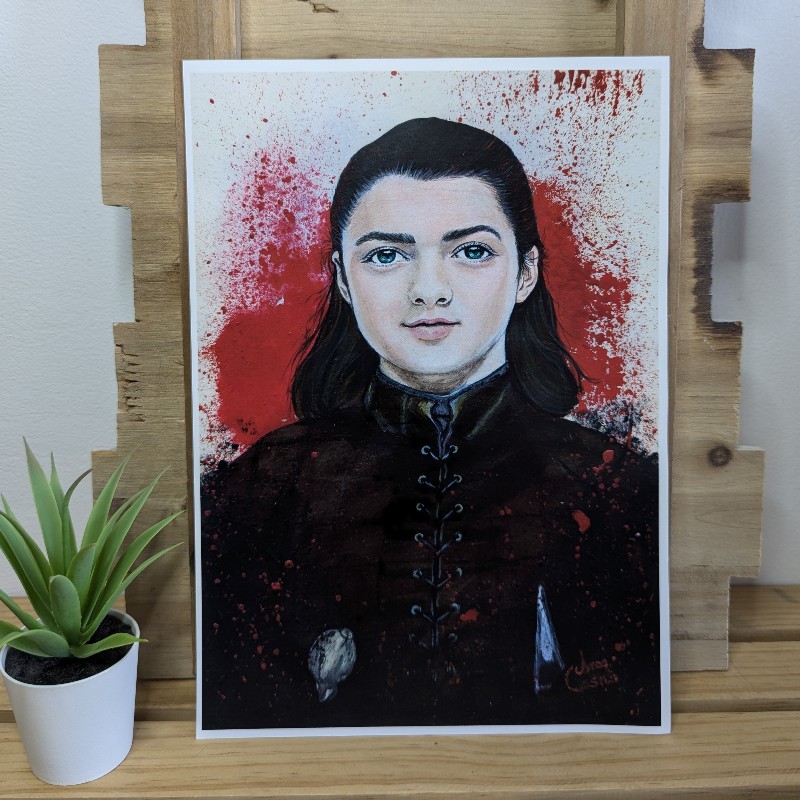 Lámina Arya Stark