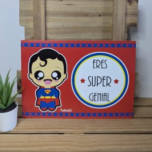 Lámina Superman kawaii