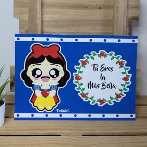 Lámina Blancanieves kawaii
