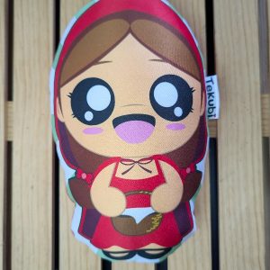 Cojín Caperucita kawaii