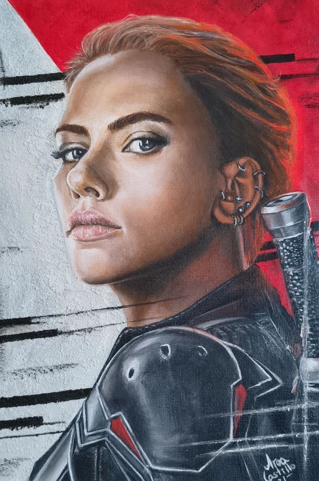 ilustración viuda negra