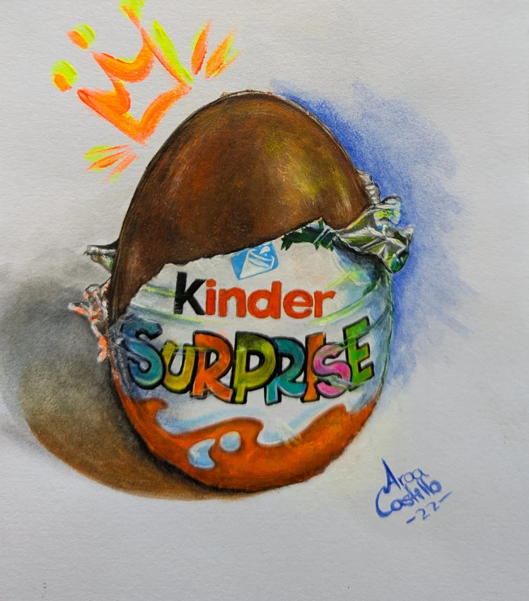 ilustración huevo de chocolate